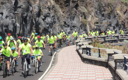 Más de 150 personas reivindican una vida más sostenible  en la Fiesta de la Bicicleta de Breña Baja