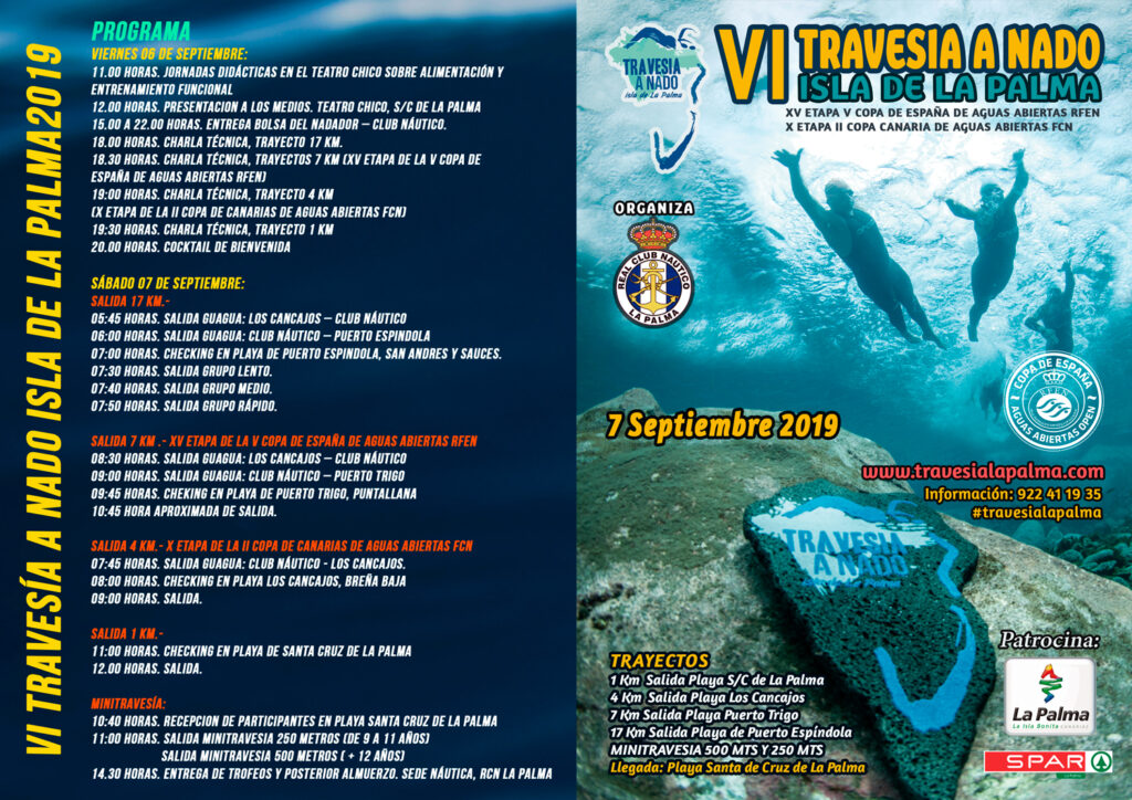 Travesía a nado La Palma 2019